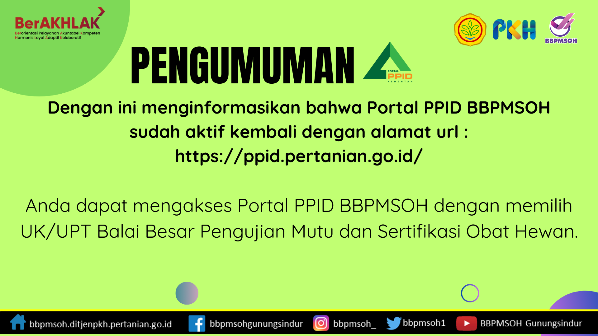 Portal PPID BBPMSOH