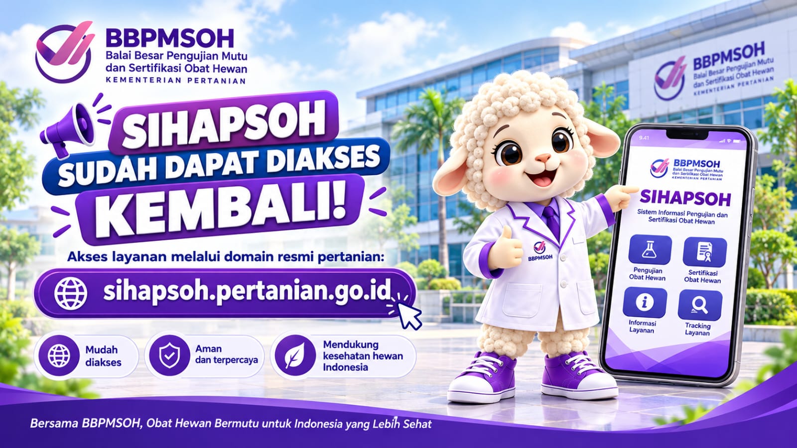 Aplikasi SIHAPSOH Dapat Diakses